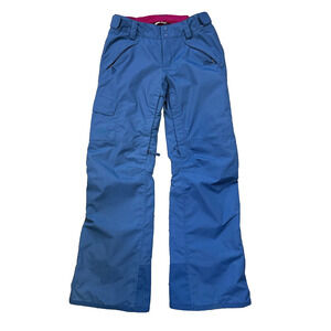 The North Face Women's Freedom Insulated Ski Snow Pant Shady Blue Small EUC‎